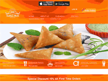 Tablet Screenshot of indiahub.com.au
